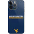 West Virginia University Blue Wood Floor iPhone 14 Pro Skin